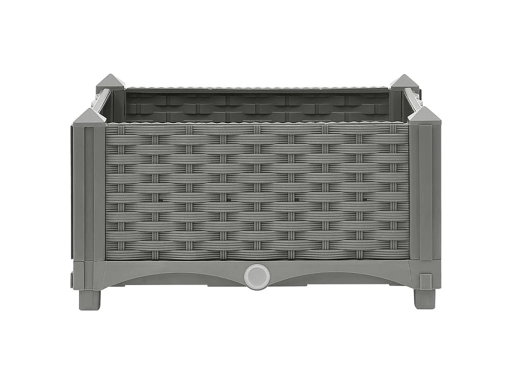 Jardinière Lit surélevé 40x40x23 cm Polypropylène WVGQ3260