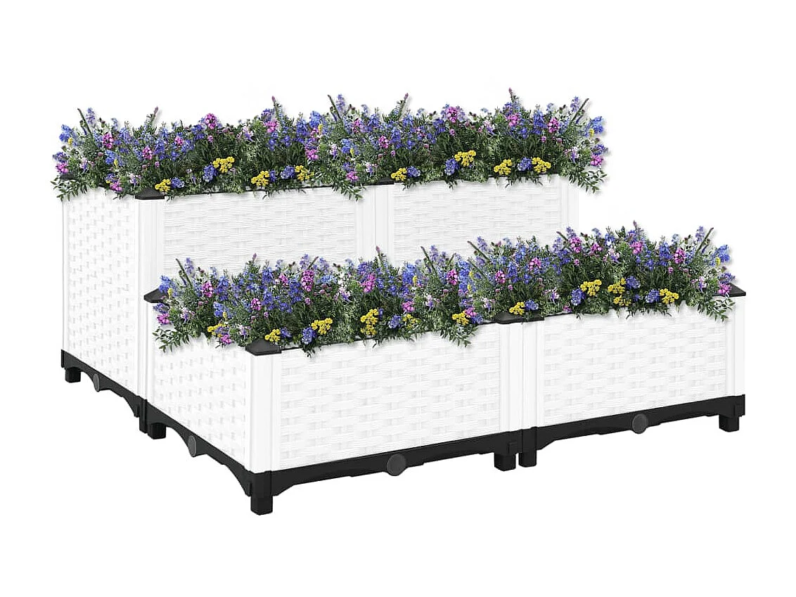 Jardinera polipropileno 80x80x38 cm ES97393