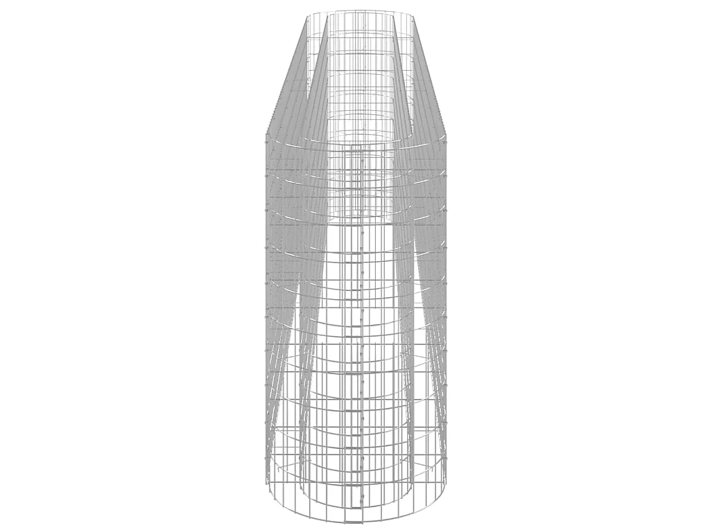 Canteiro elevado/cesto gabião 330x50x100 cm ferro galvanizado PT563894