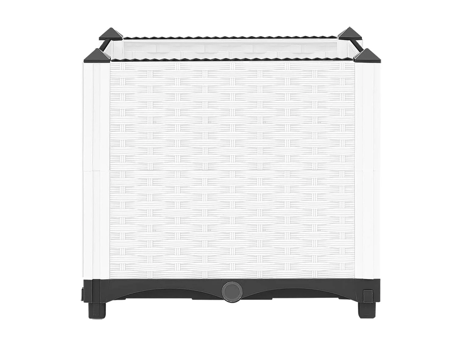 Canteiro elevado 40x40x38 cm polipropileno PT694236