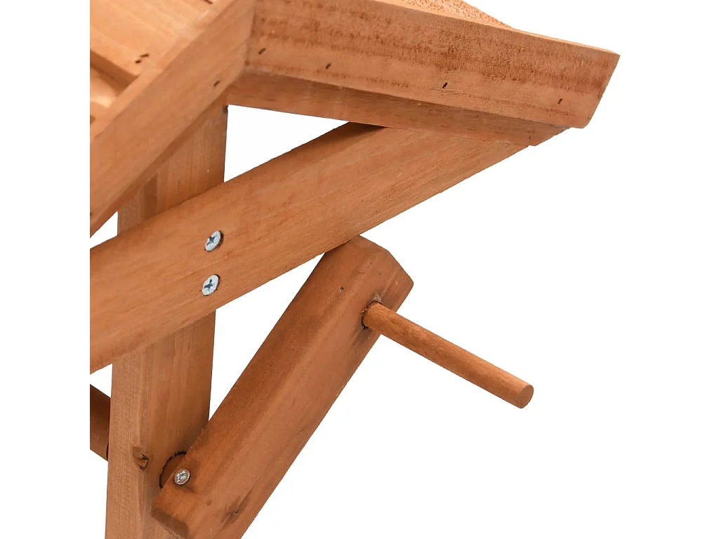 Jardinière à puits à souhait de jardin 40x40x84cm Bois de sapin BE9278