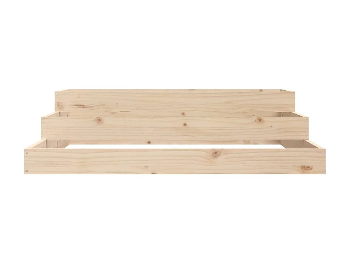 Plantenbak 107x107x27 cm massief grenenhout NL174091