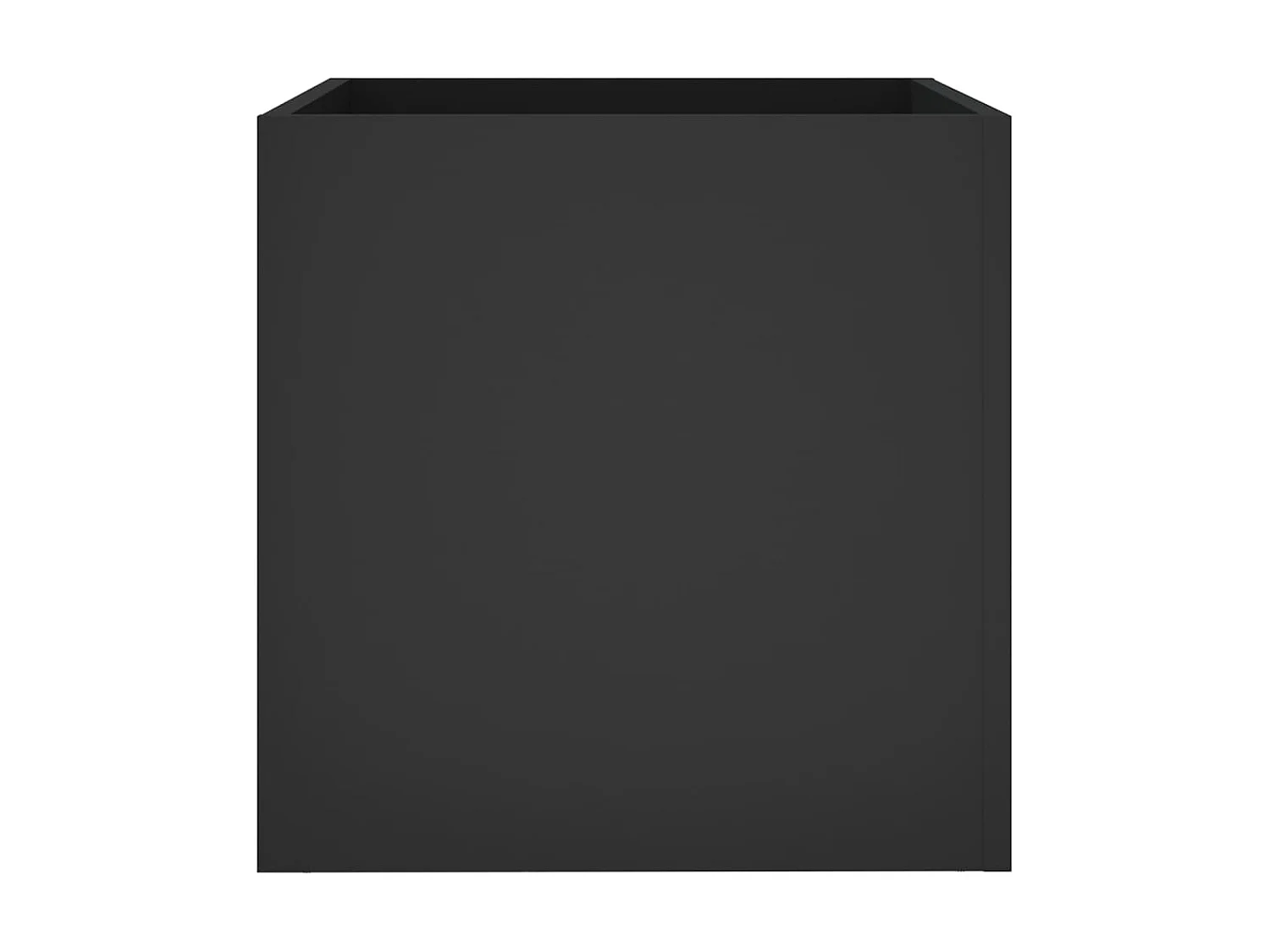 Jardinière noir 40x40x40 cm bois d'ingénierie WVGQ7569