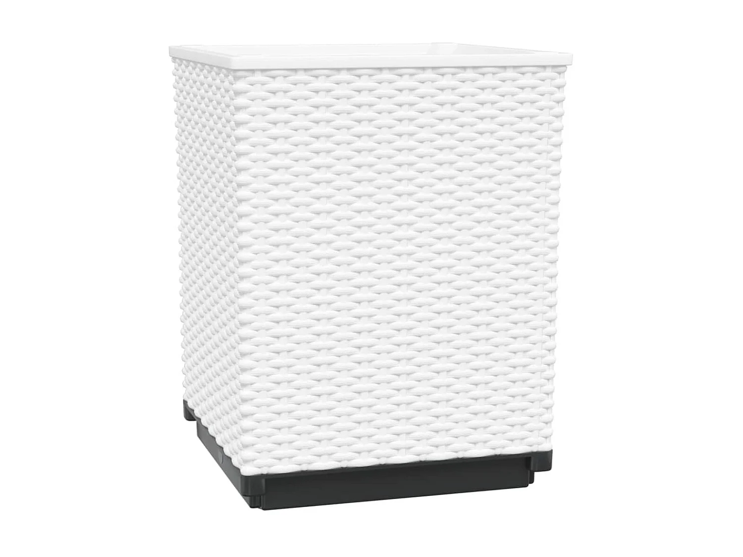 Jardinières 4 pcs blanc 30x30x37 cm polypropylène WVGQ3577