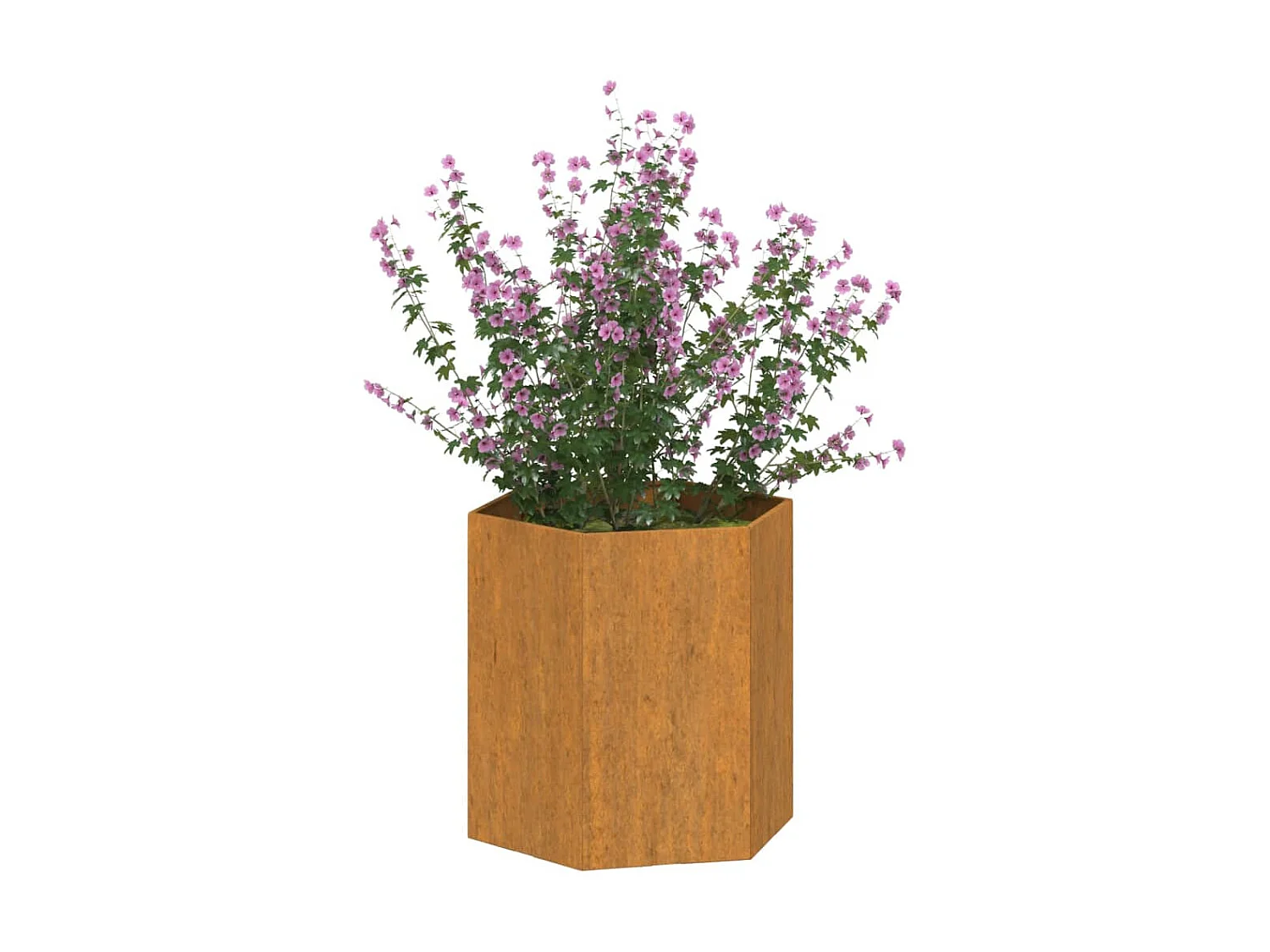 Plantenbak roestig 40x40x45 cm cortenstaal NL791590