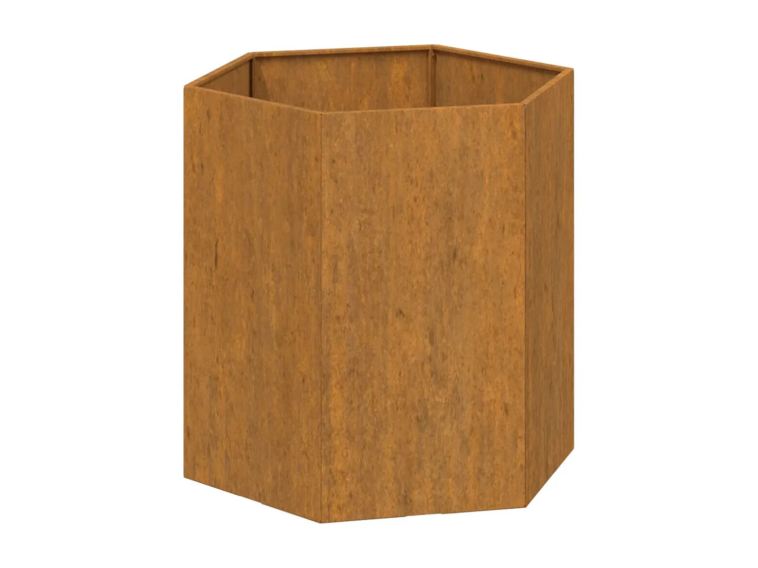 Jardinière Rouillé 40x40x45 cm Acier corten BE3073