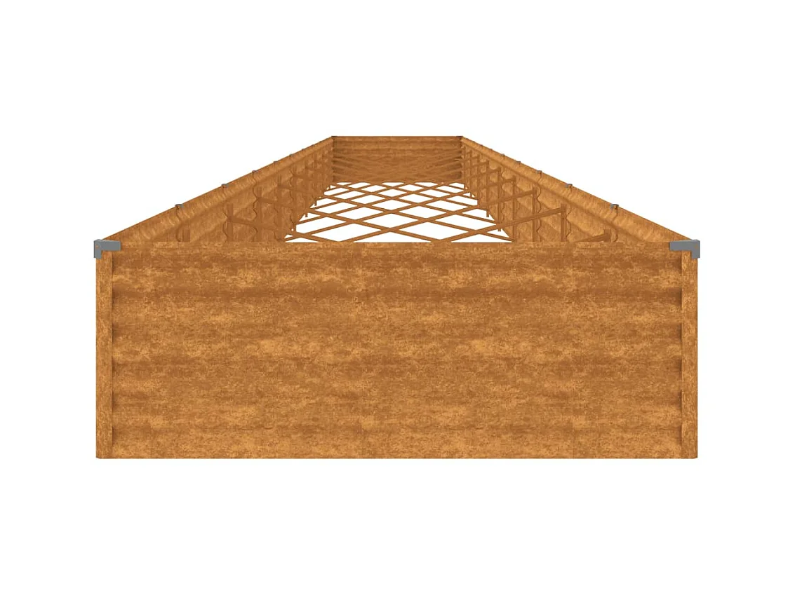 Jardinera acero corten 960x100x36 cm ES85113