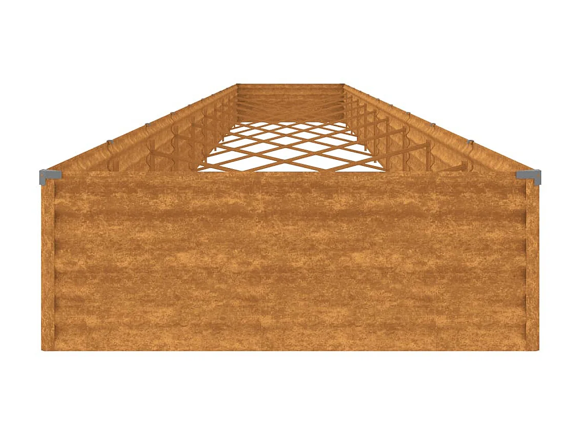 Plantenbak verhoogd 960x100x36 cm cortenstaal