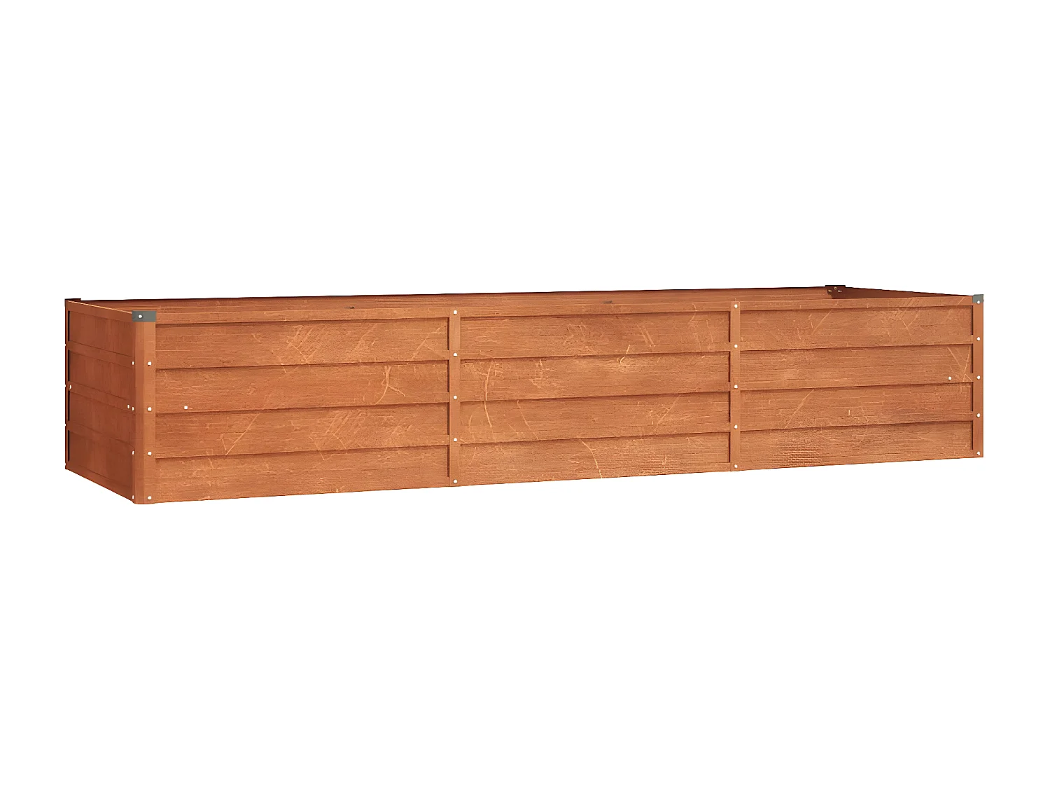 Plantenbak verhoogd 240x80x45 cm cortenstaal roestig