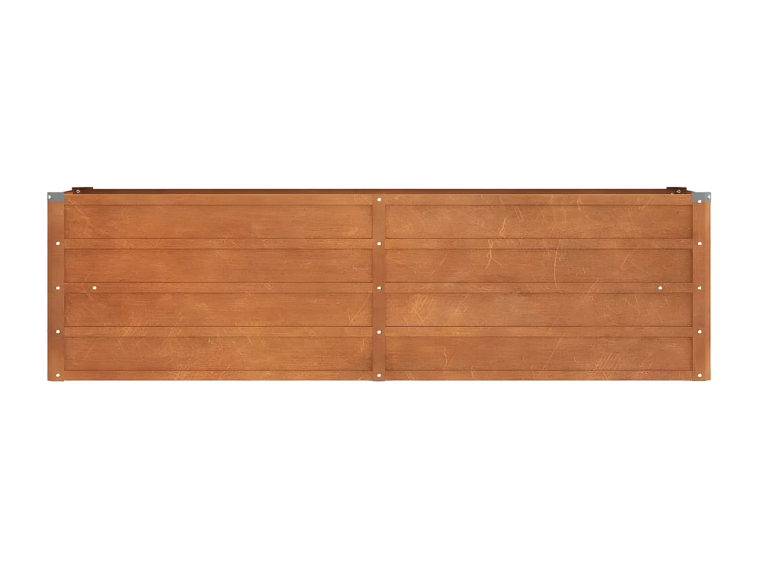 Jardinera oxidado de acero corten 160x40x45 cm ES79270