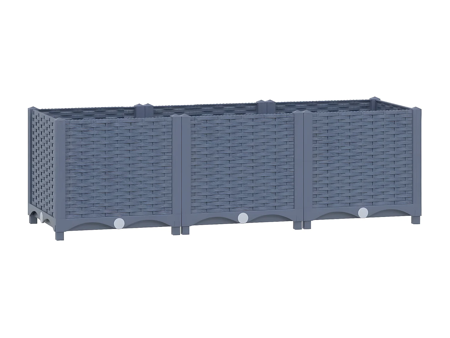 Jardinera polipropileno 120x40x38 cm ES87560