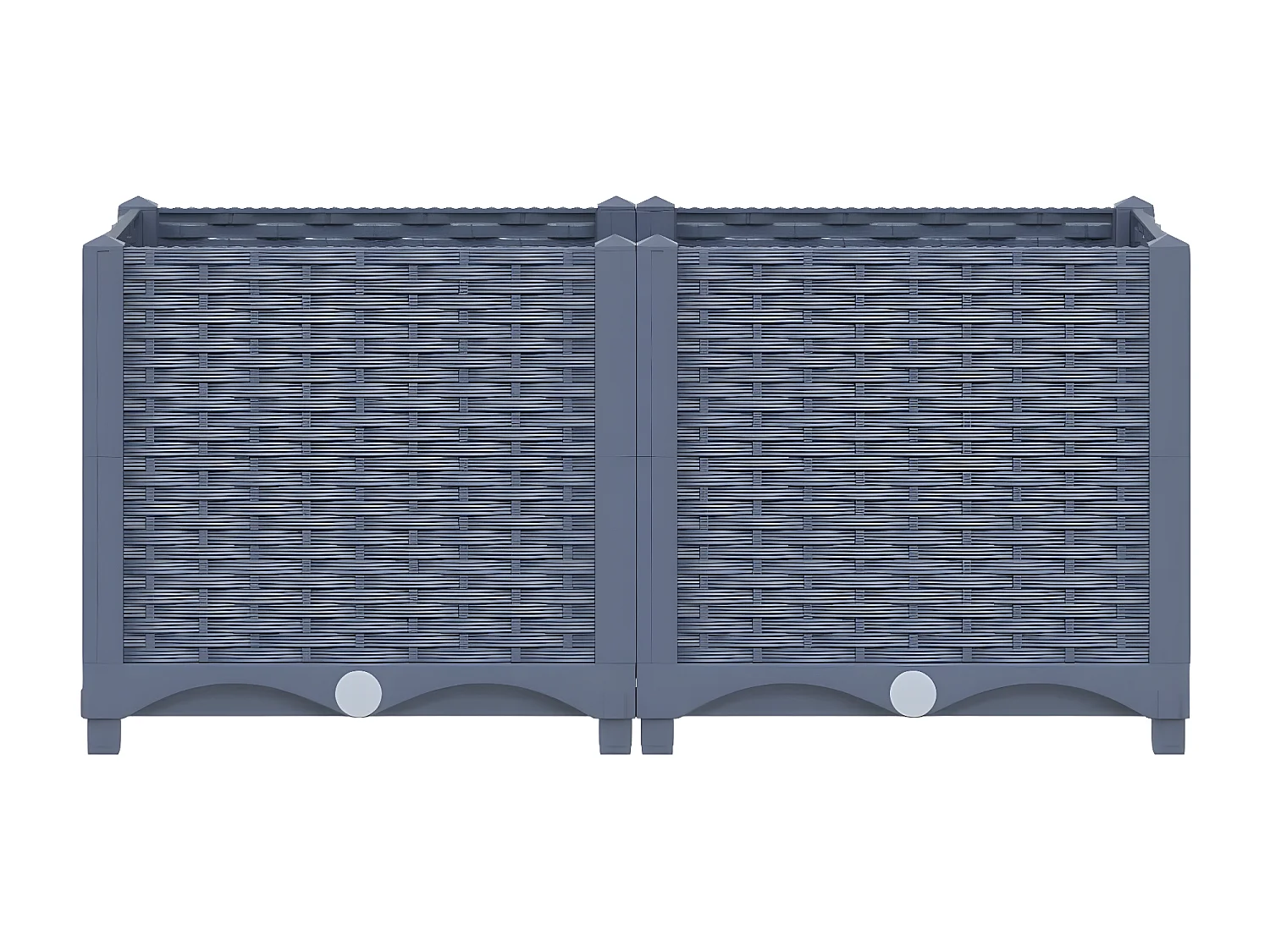 Jardinera polipropileno 80x40x38 cm ES18690