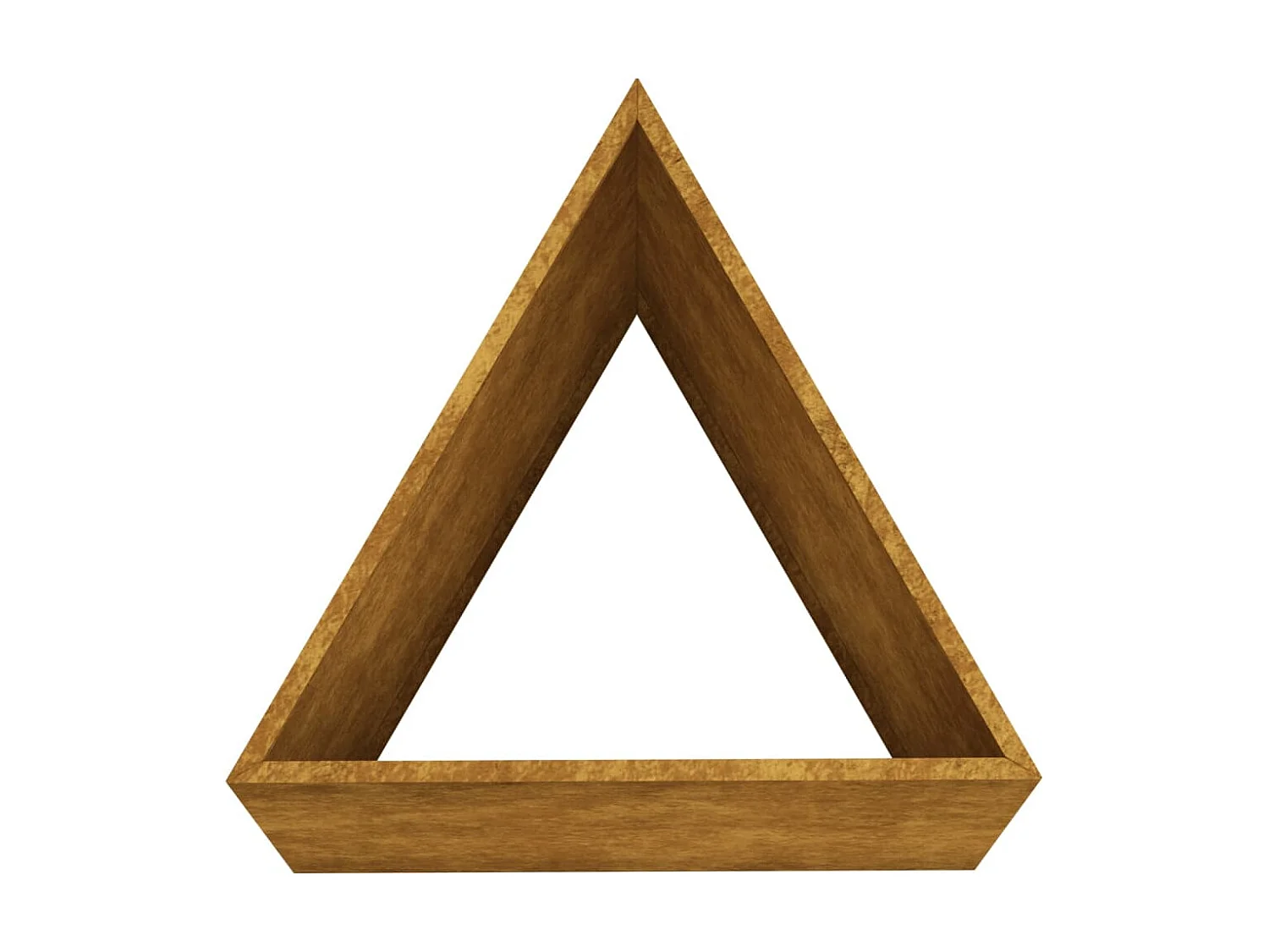 Jardinière 40x34,5x75 cm acier corten BE2251