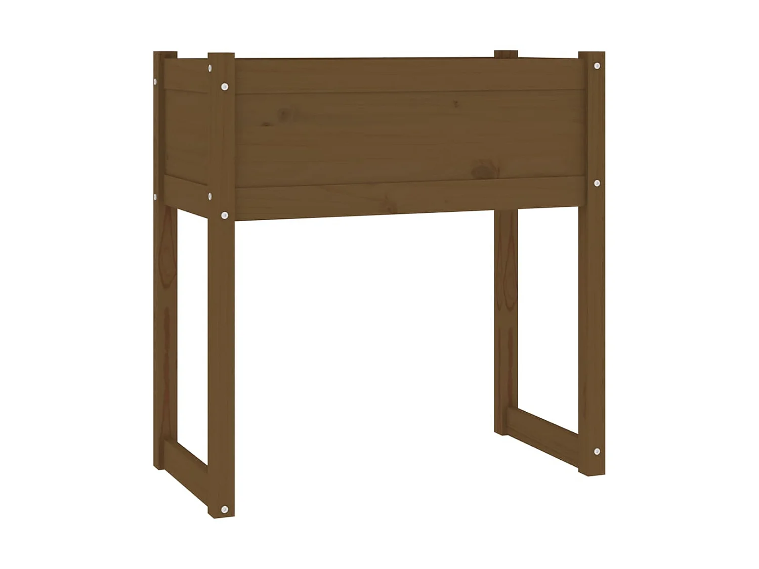 Jardinière Marron miel 78x40x81 cm Bois massif de pin BE3888