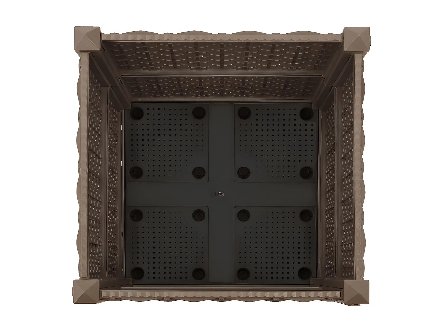 Jardinera 40x40x38 cm polipropileno ES14289