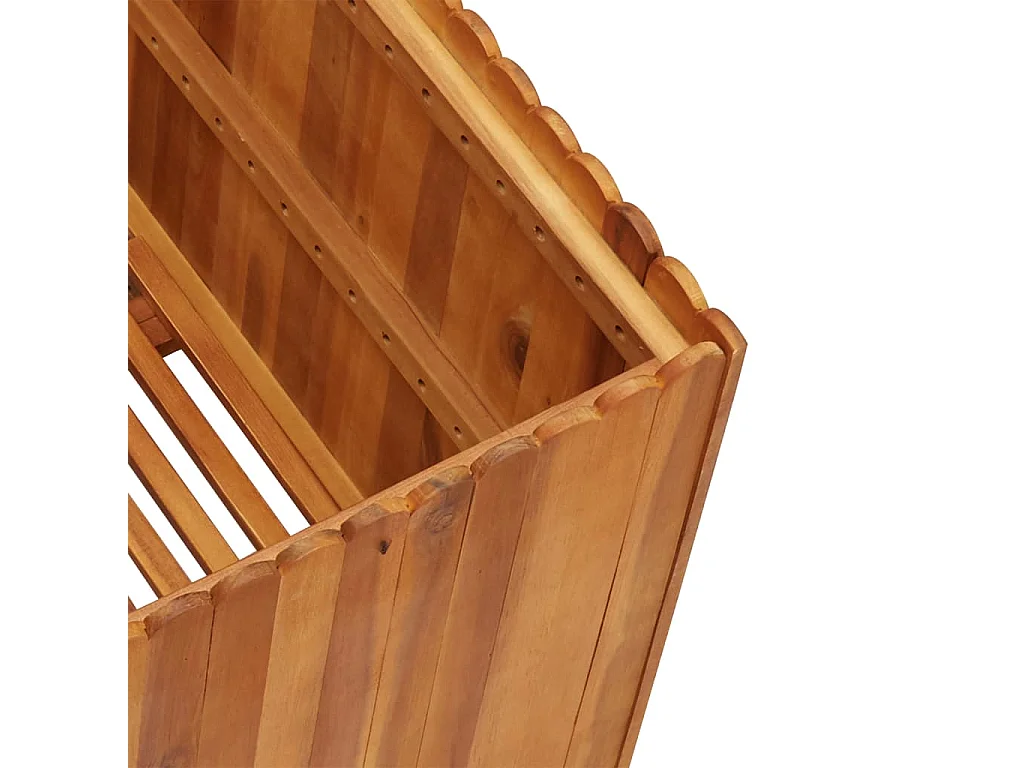 Plantenbak verhoogd 100x100x50 cm massief acaciahout