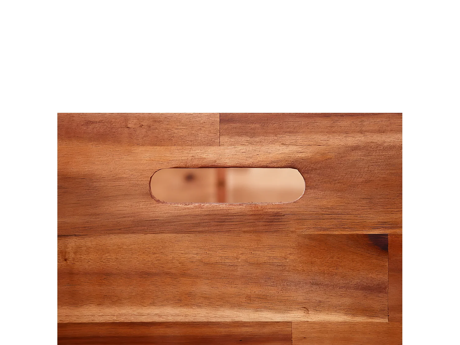 Canteiro elevado de jardim 200x50x50 cm madeira de acácia PT687209