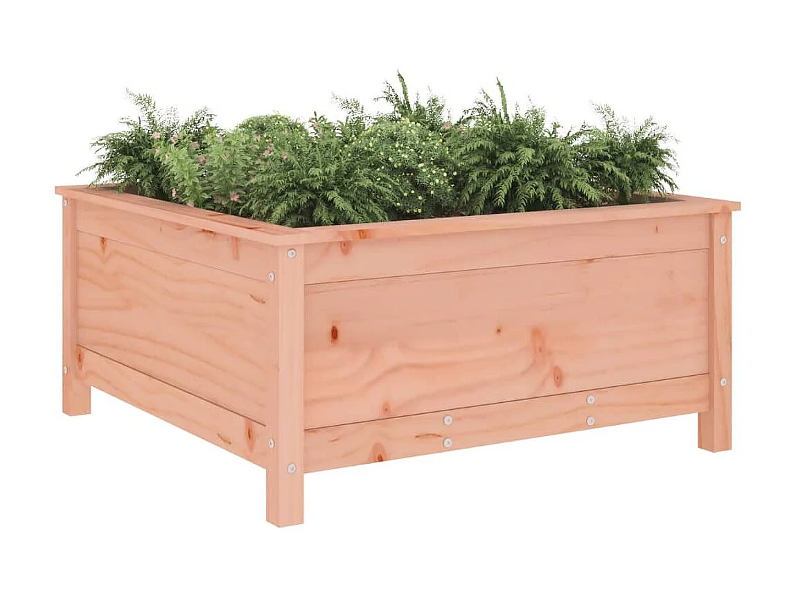 Jardinera madera maciza de abeto Douglas 82,5x82,5x39 cm ES25447