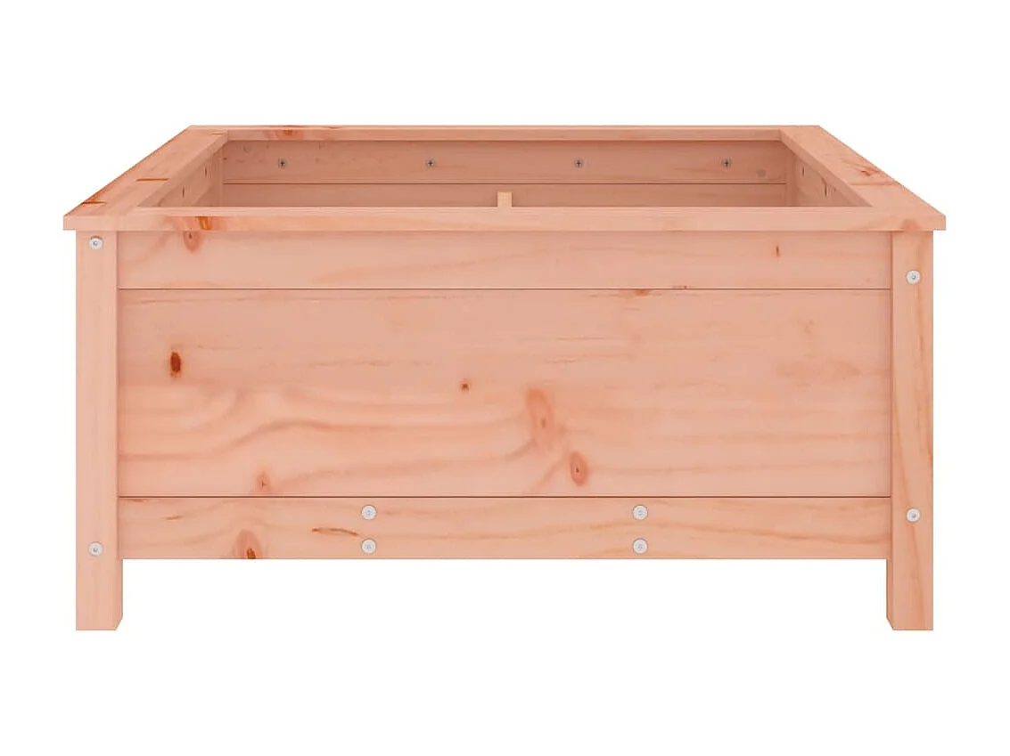 Jardinera madera maciza de abeto Douglas 82,5x82,5x39 cm ES25447