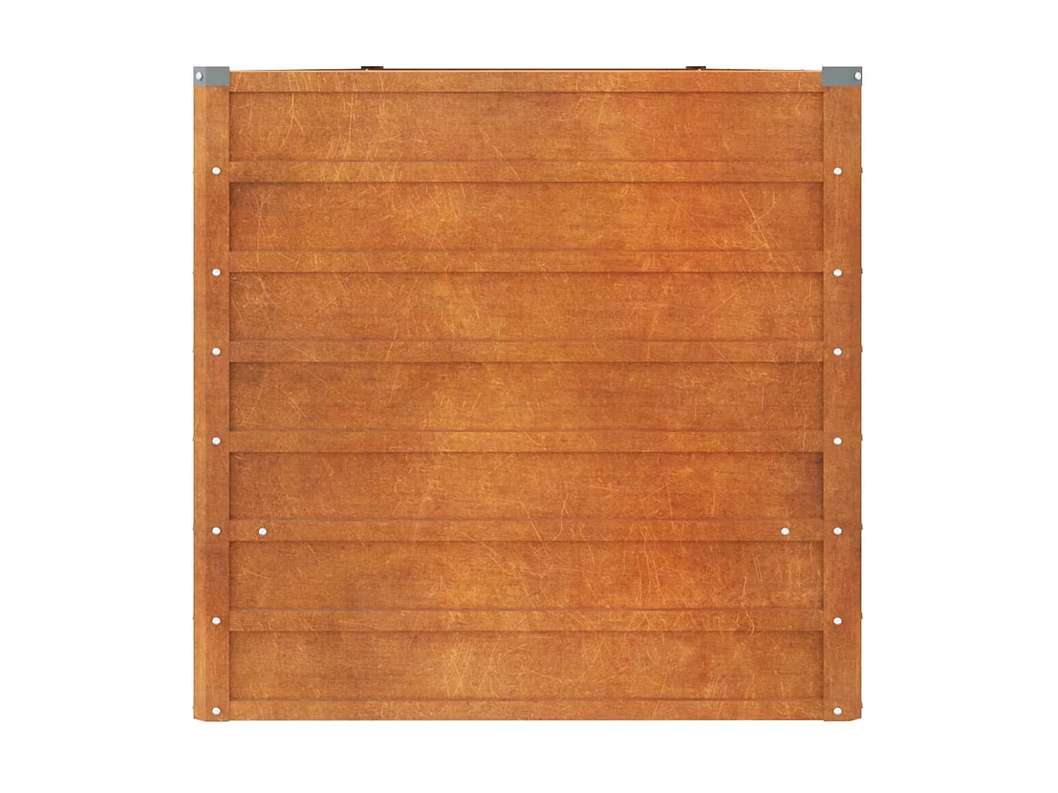 Jardinera oxidado de acero corten 400x80x77 cm ES76092