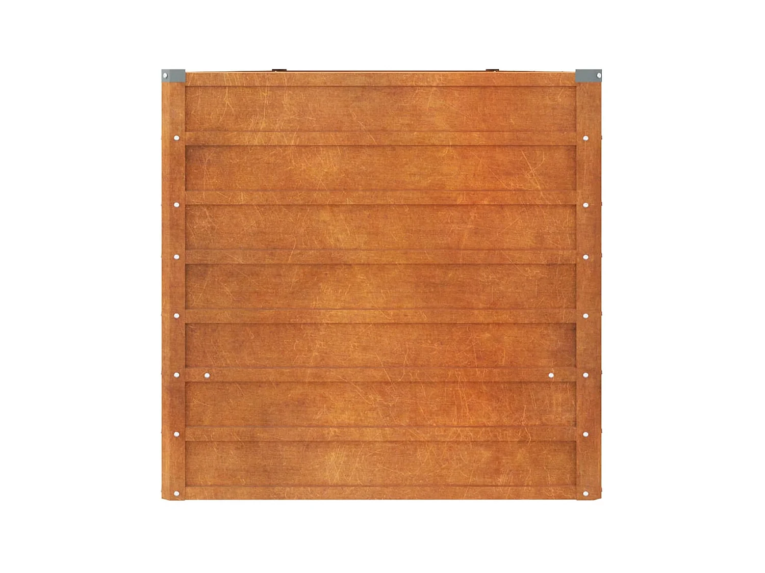 Jardinera oxidado de acero corten 400x80x77 cm ES76092