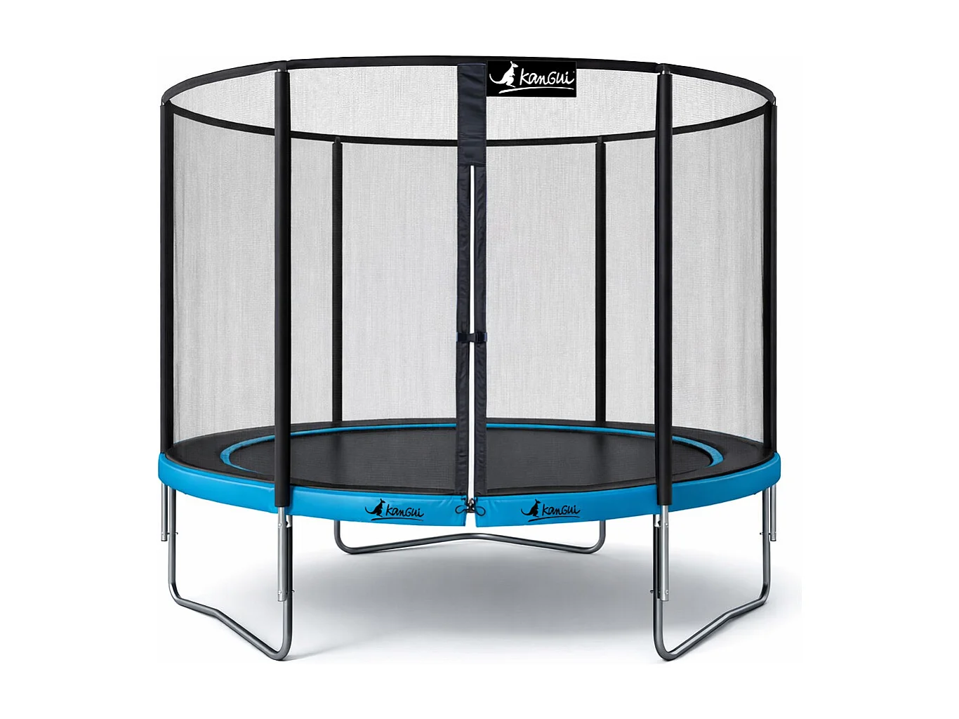 KANGUI Trampoline de jardin rond 305 cm + filet de sécurité - PUNCHI Bleu 300