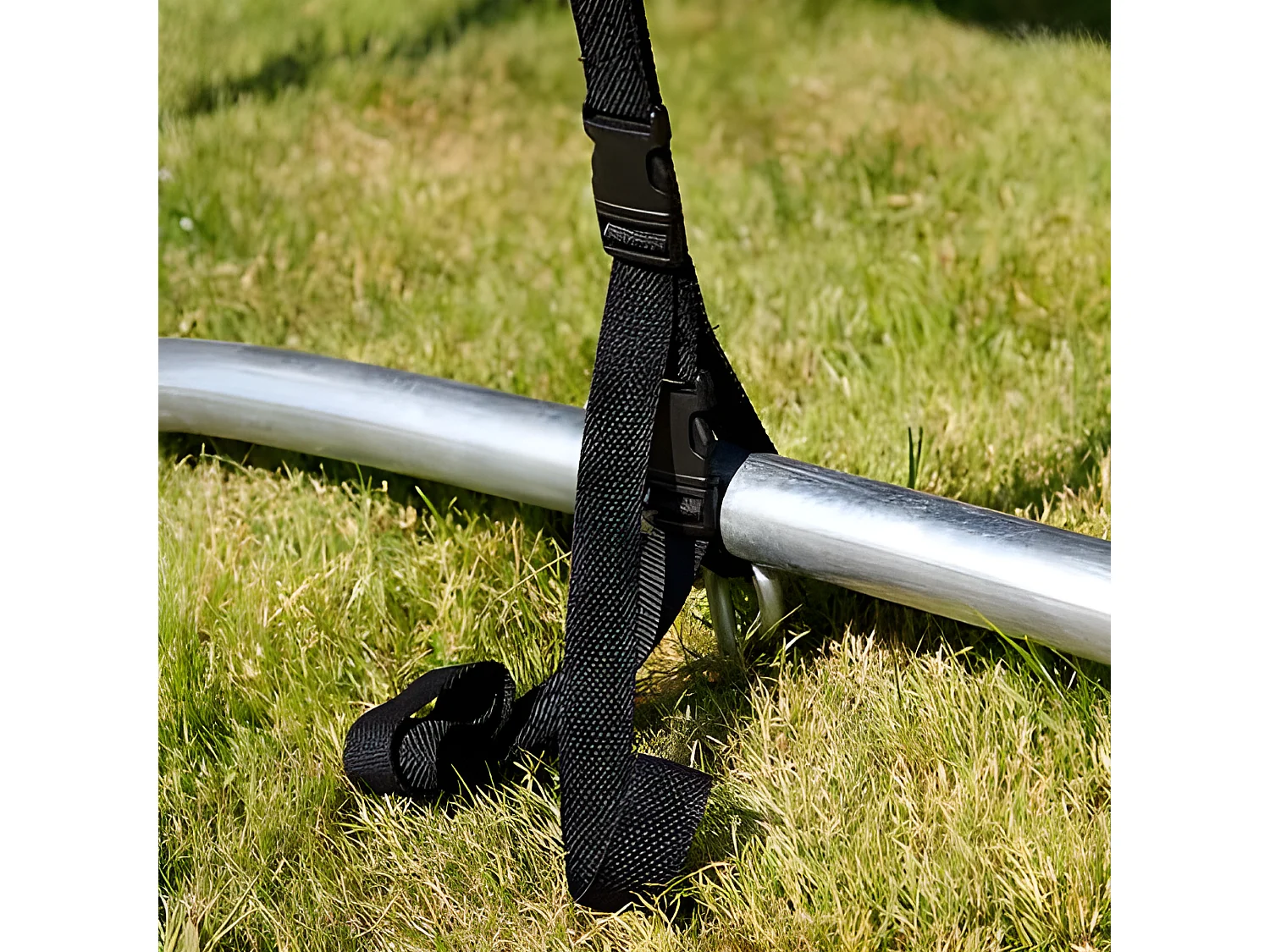 Kangui - Kit ancrage au sol - 4 sardines de fixation et sangles - Adaptable - Universel