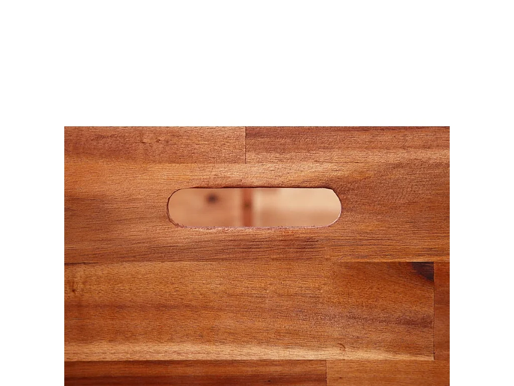 Jardinera de madera de acacia 150x50x50 cm ES79935