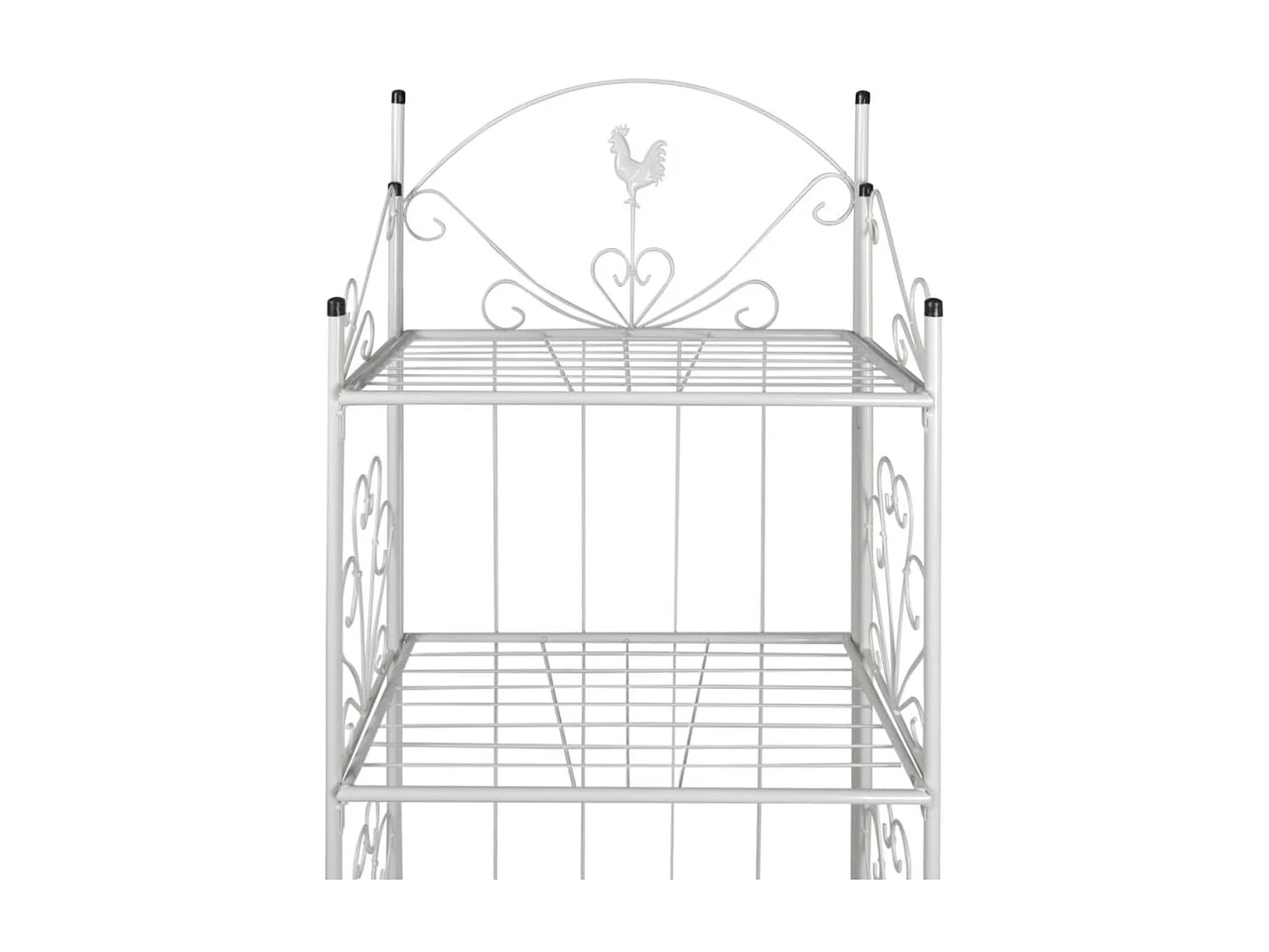 Jardinière Support pour plantes Carré Blanc BE9387