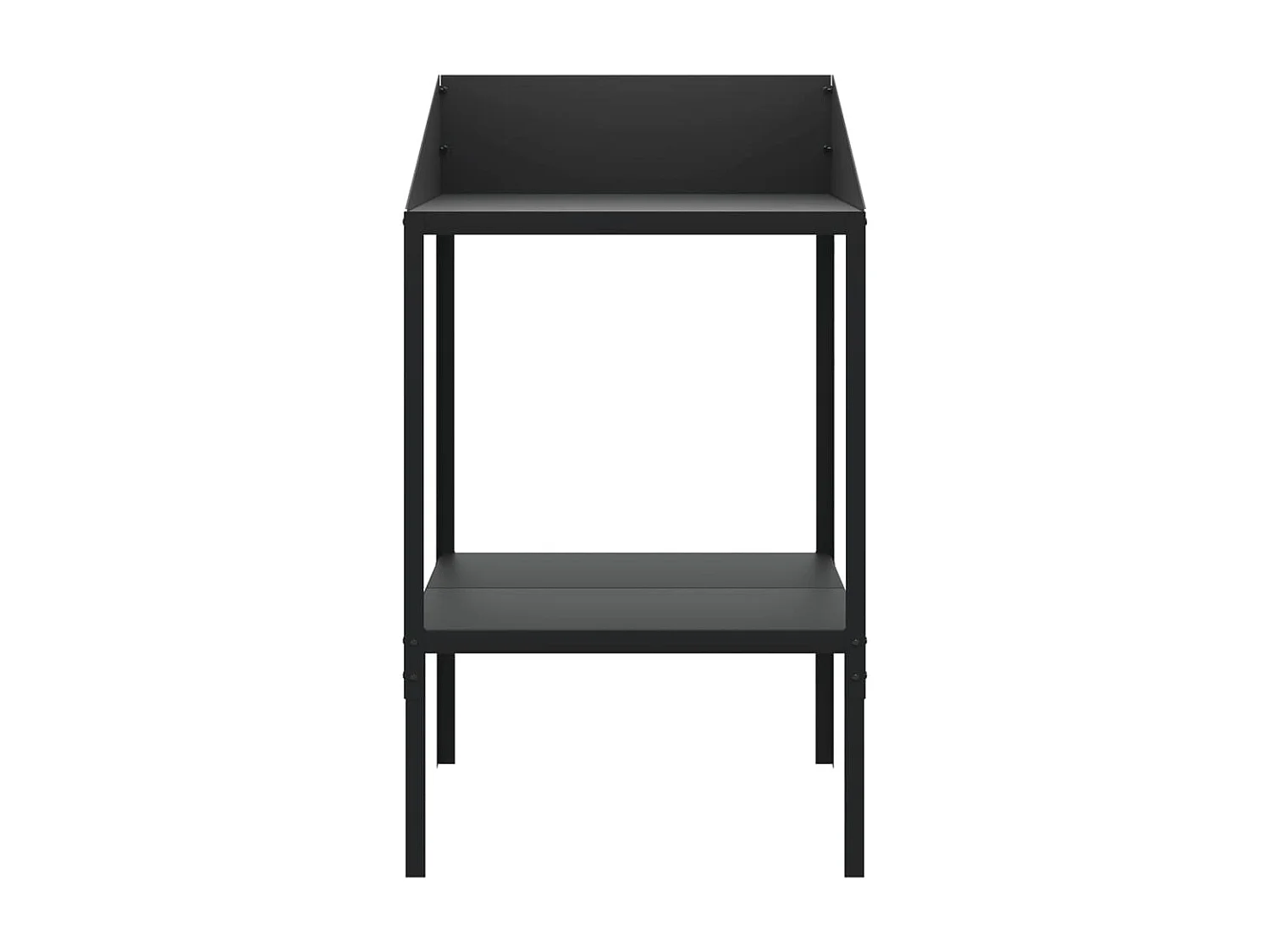 Jardinière Support pour plantes anthracite 56,5x54,5x100cm acier galvanisé BE5522