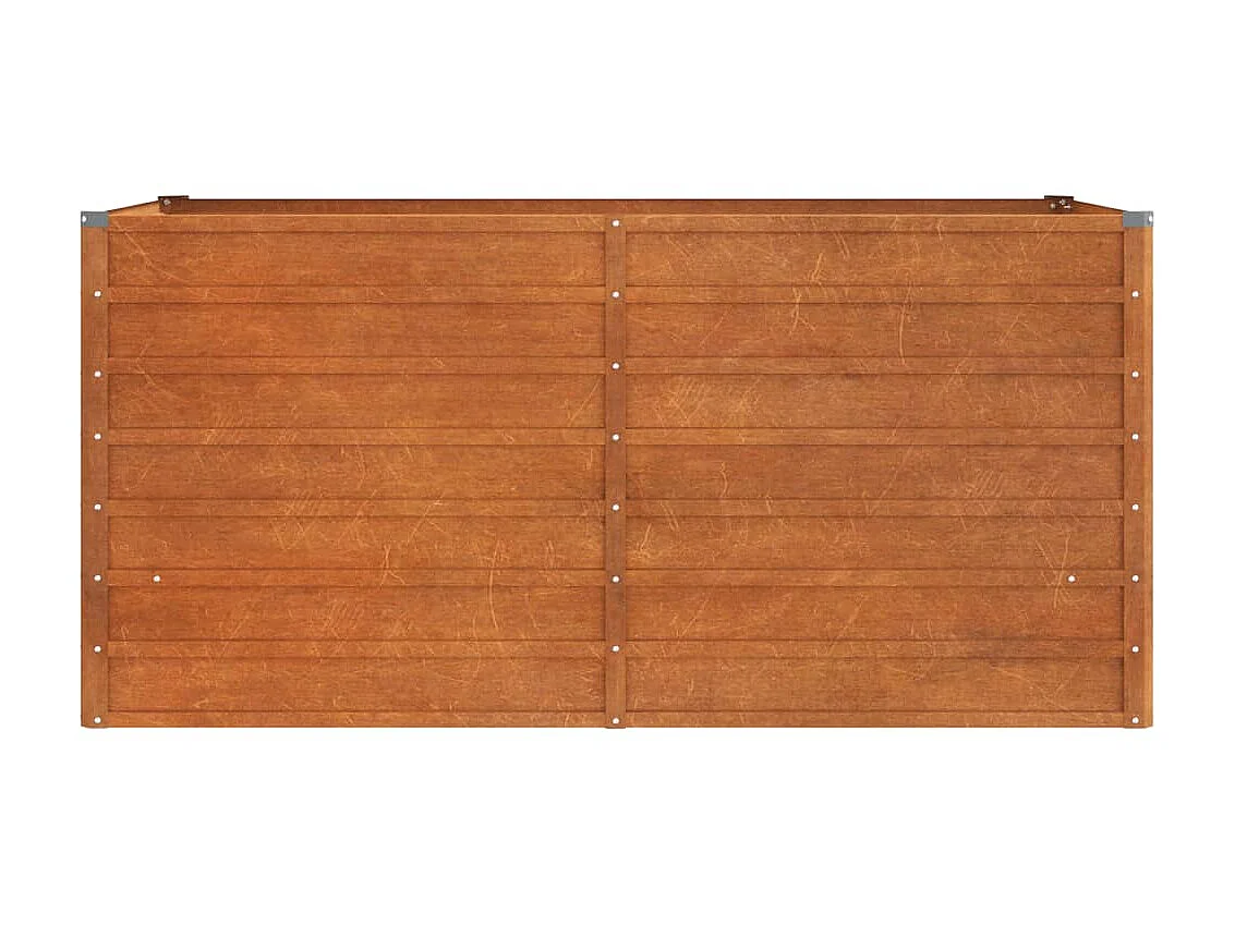 Plantenbak verhoogd 160x80x77 cm cortenstaal roestig