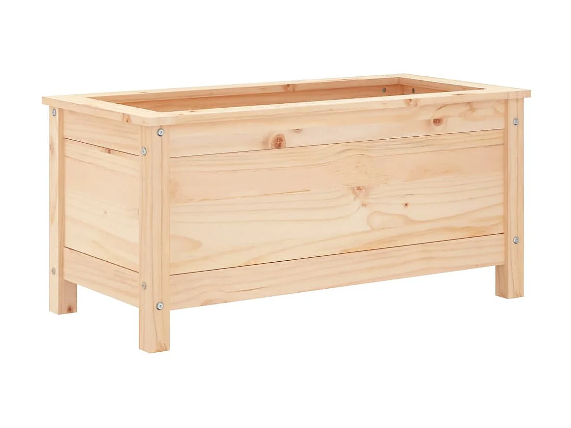Jardinière 82,5x40x39 cm bois de pin massif WVGQ5954