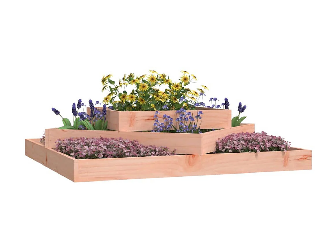 Jardinière 112x112x27 cm Bois de douglas massif WVGQ5194