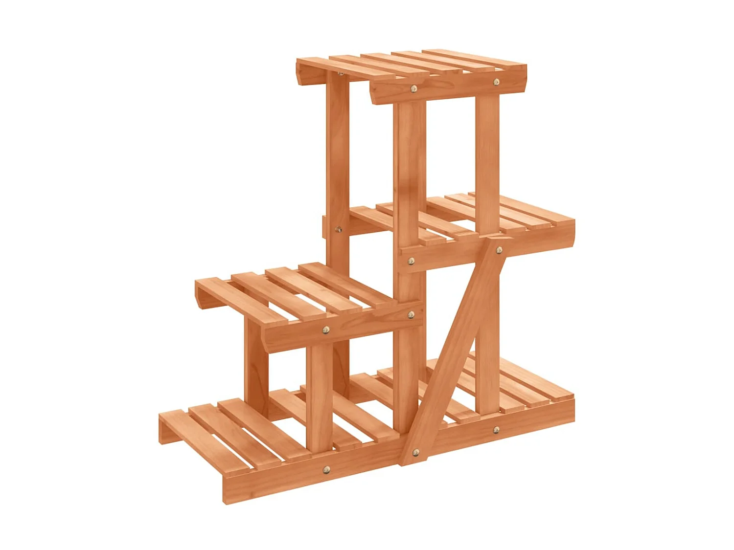 Suporte de plantas 58x25x51 cm madeira de abeto maciça PT336065