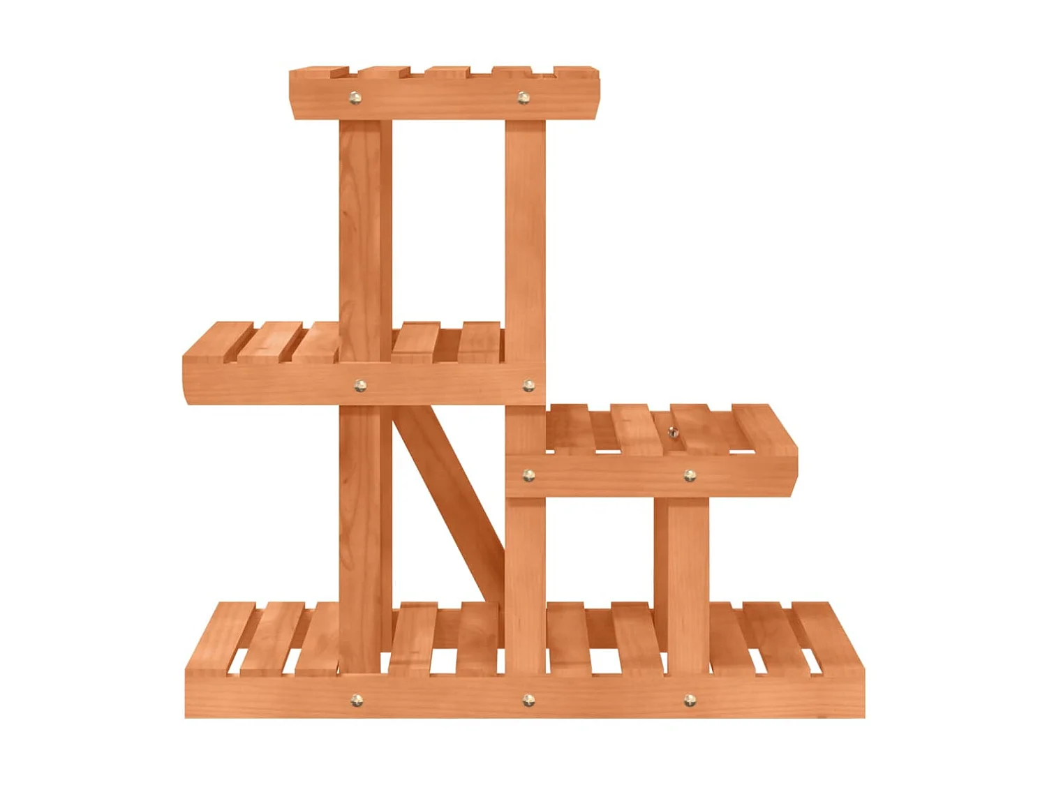 Suporte de plantas 58x25x51 cm madeira de abeto maciça PT336065