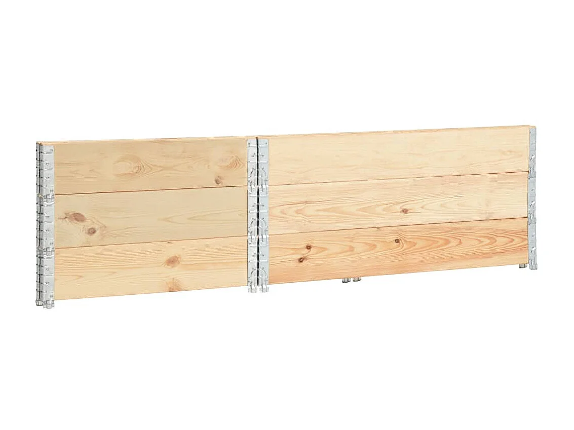 Jardinières surélevées 3 pcs 100x150 cm Bois de pin solide WVGQ3949