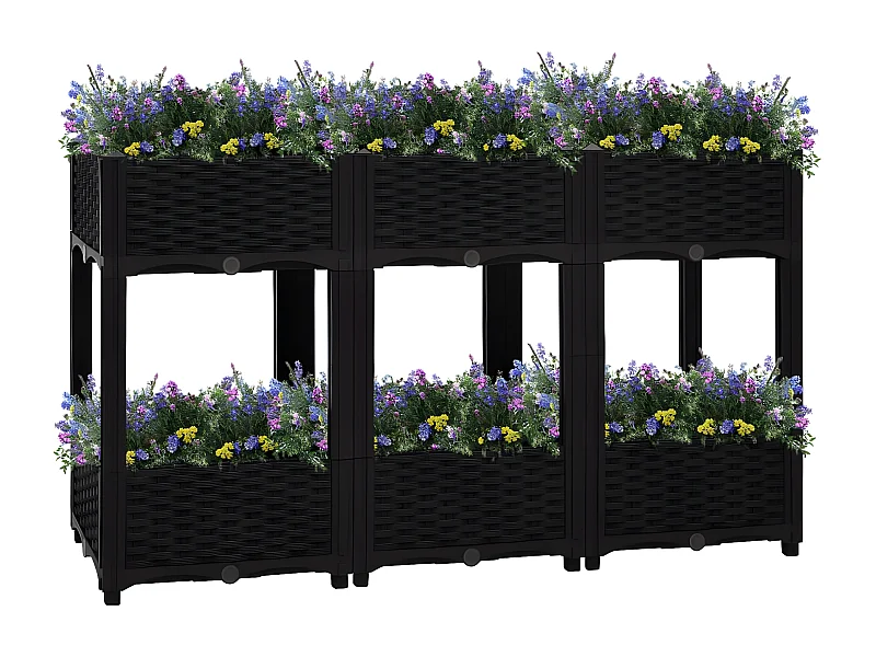 Jardinera 120x40x71 cm polipropileno ES40678