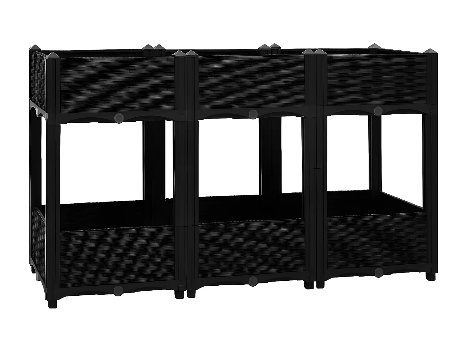 Jardinera 120x40x71 cm polipropileno ES40678