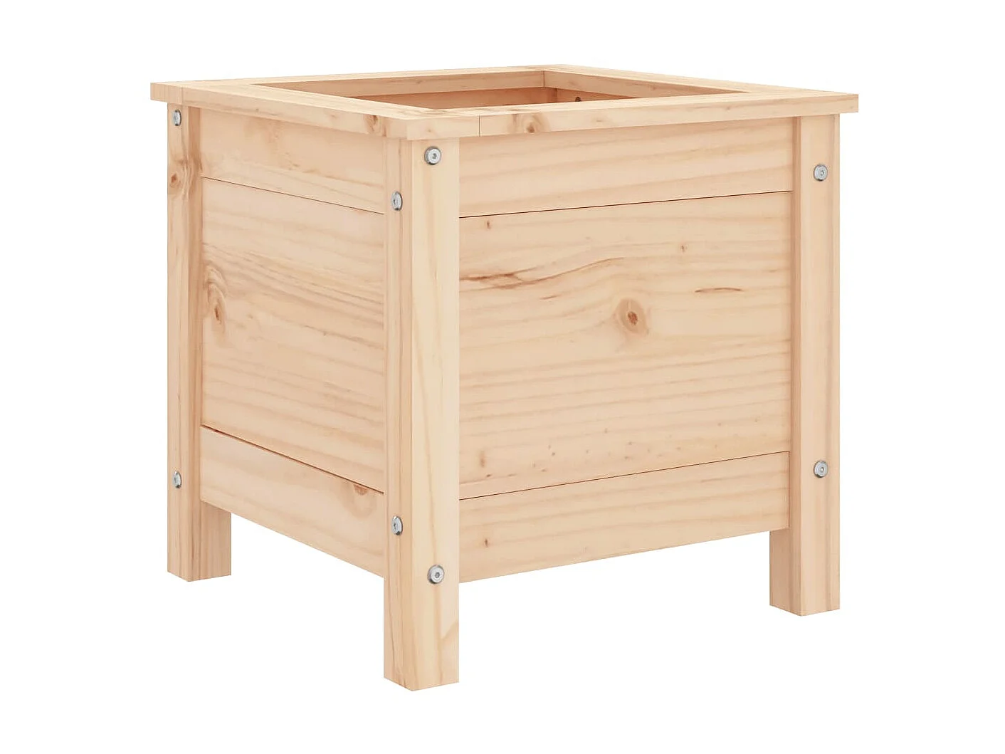 Jardinière 40x40x39 cm bois de pin massif BE9922