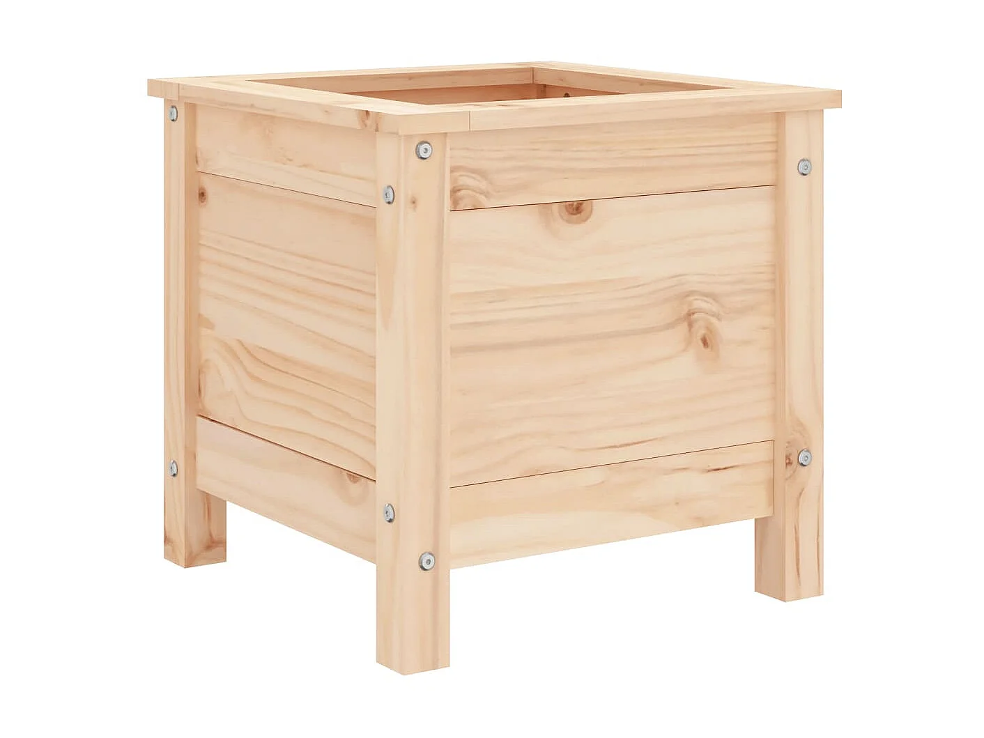 Jardinière 40x40x39 cm bois de pin massif BE9922