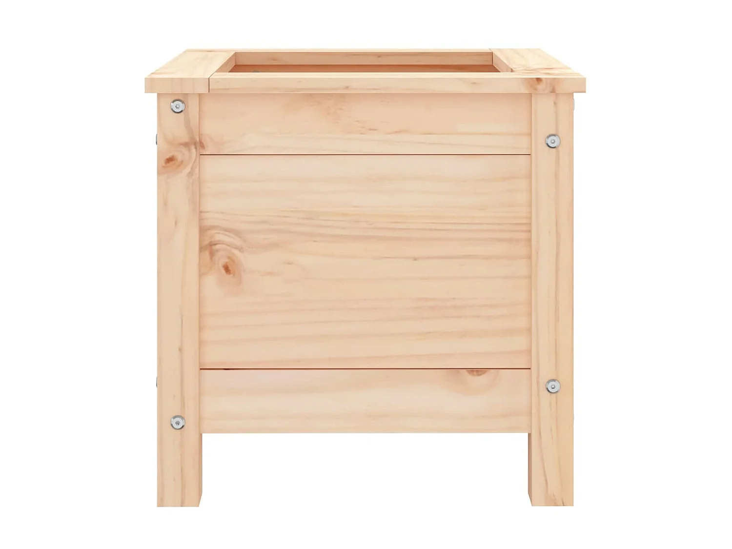 Jardinière 40x40x39 cm bois de pin massif BE9922