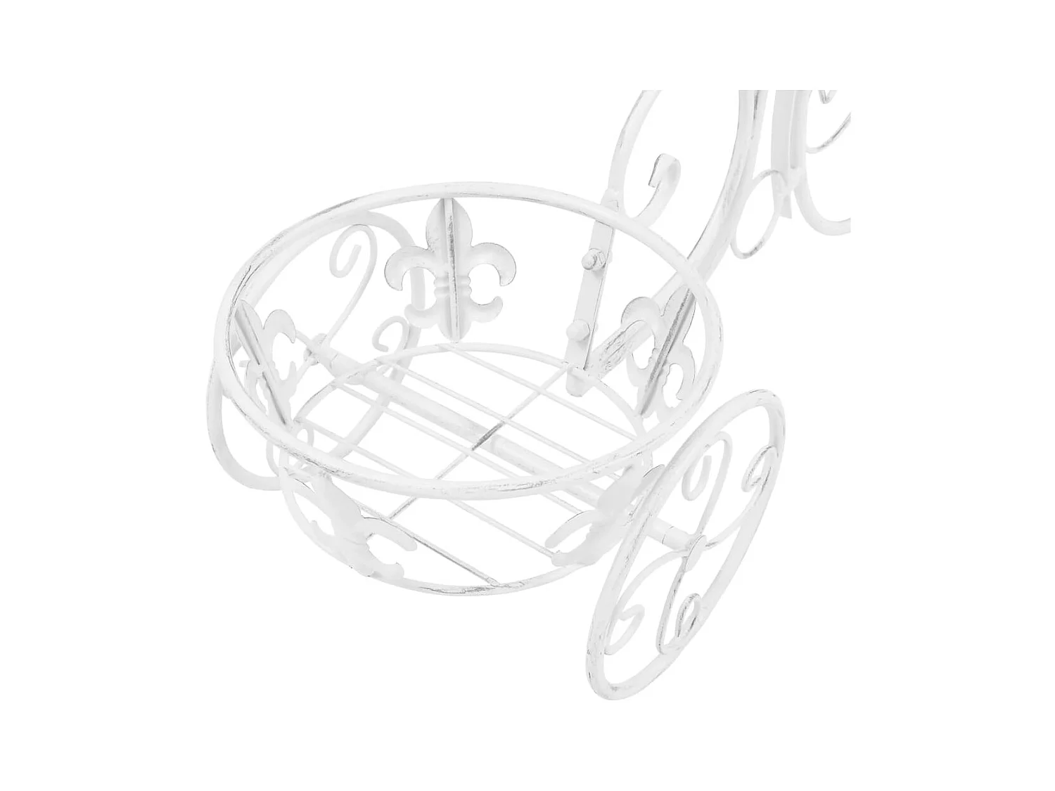 Jardinière Support de plantes sous forme de vélo Style vintage Métal BE7059