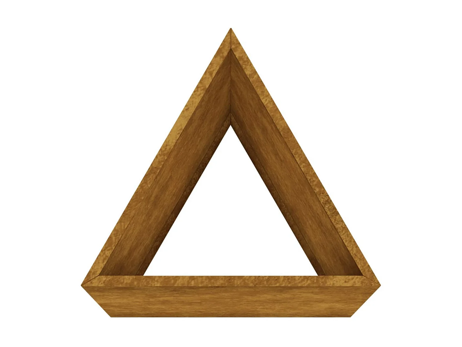 Jardinière 30x26x75 cm acier corten BE8485