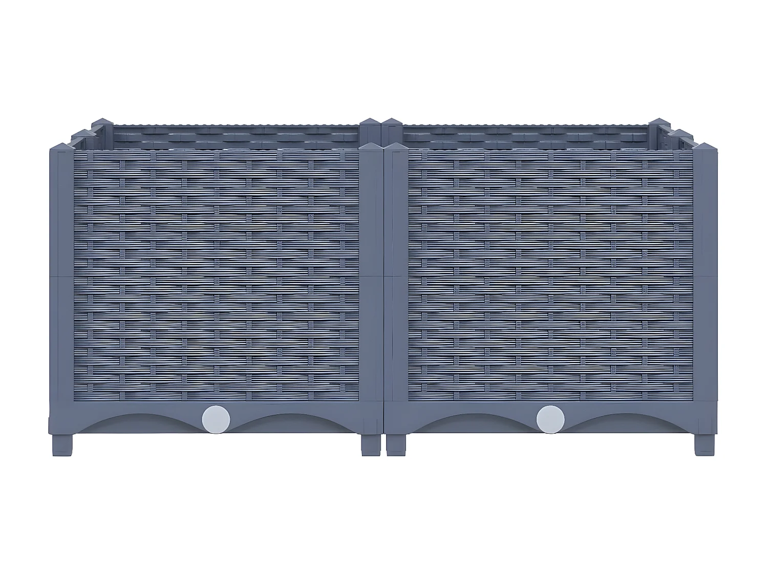 Jardinera polipropileno 80x80x38 cm ES22095