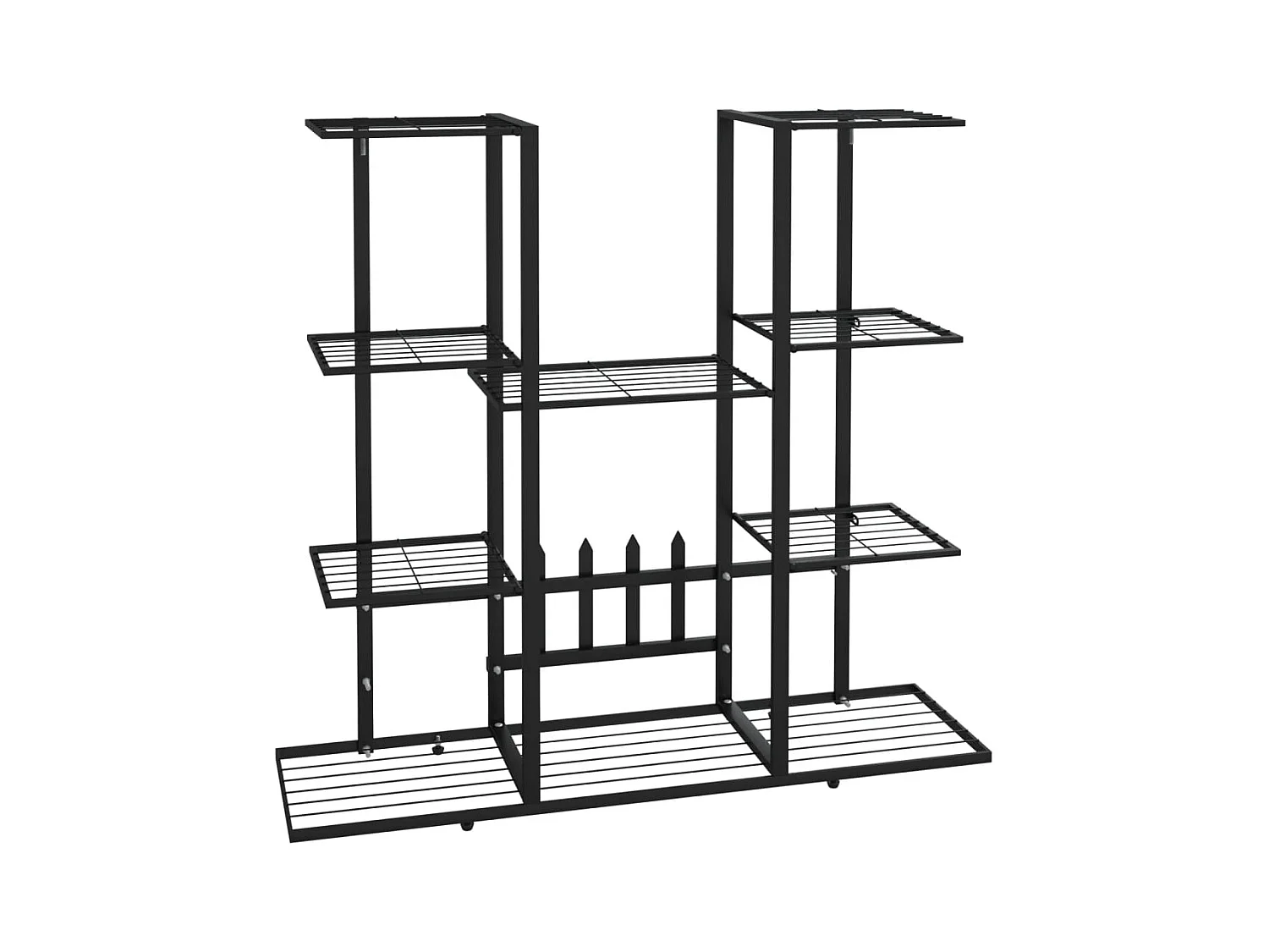 Jardinière Support à plantes 94,5x25x89 cm Noir Fer BE2800