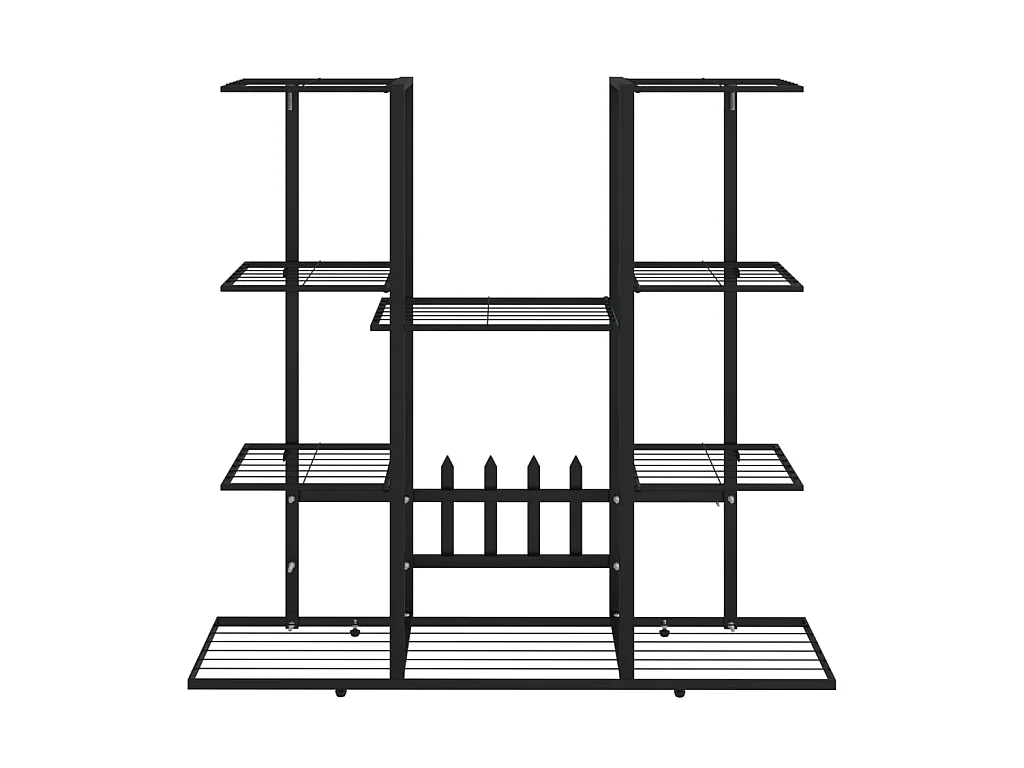 Jardinière Support à plantes 94,5x25x89 cm Noir Fer BE2800