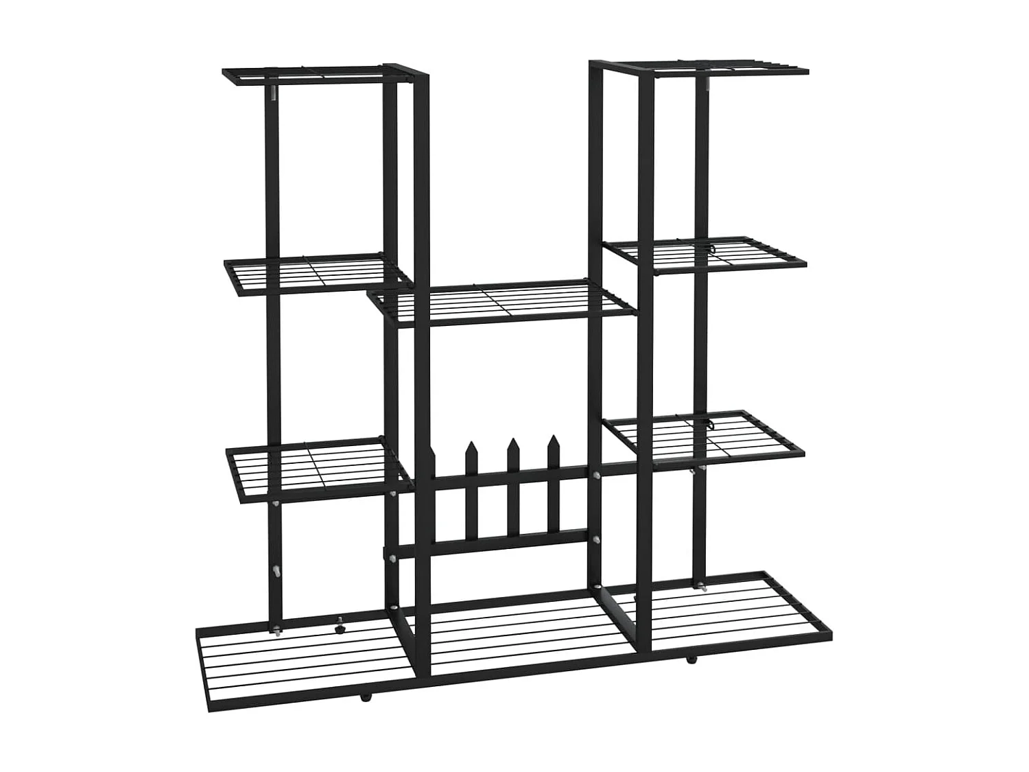 Jardinière Support à plantes 94,5x25x89 cm Noir Fer BE2800