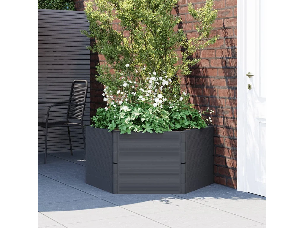 Jardinière anthracite PP BE8228