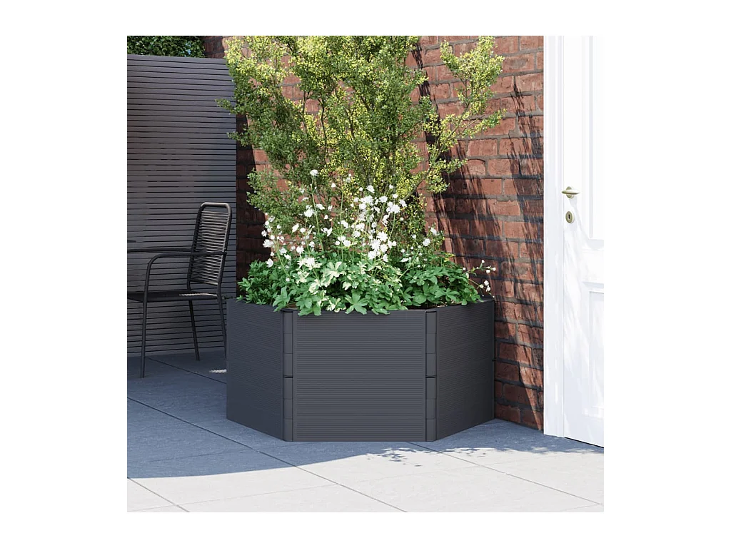 Jardinière anthracite PP BE8228