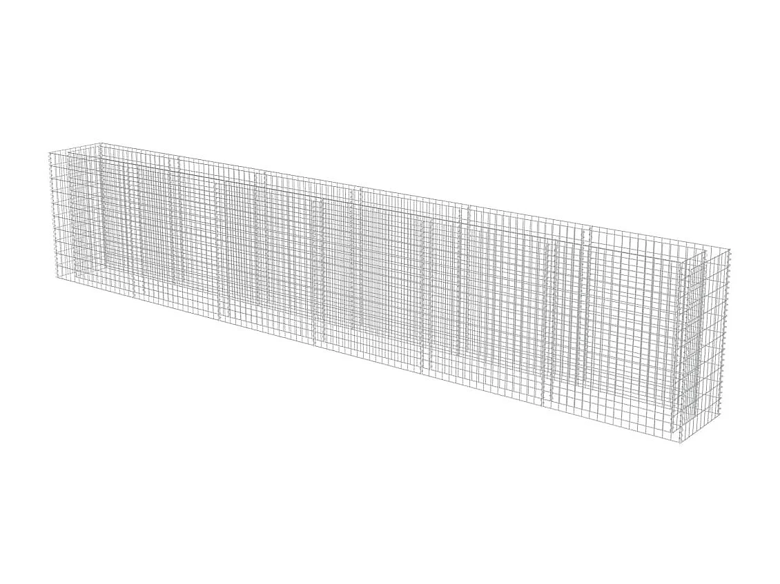 Arriate de gaviones de acero 540x50x100 cm ES49639